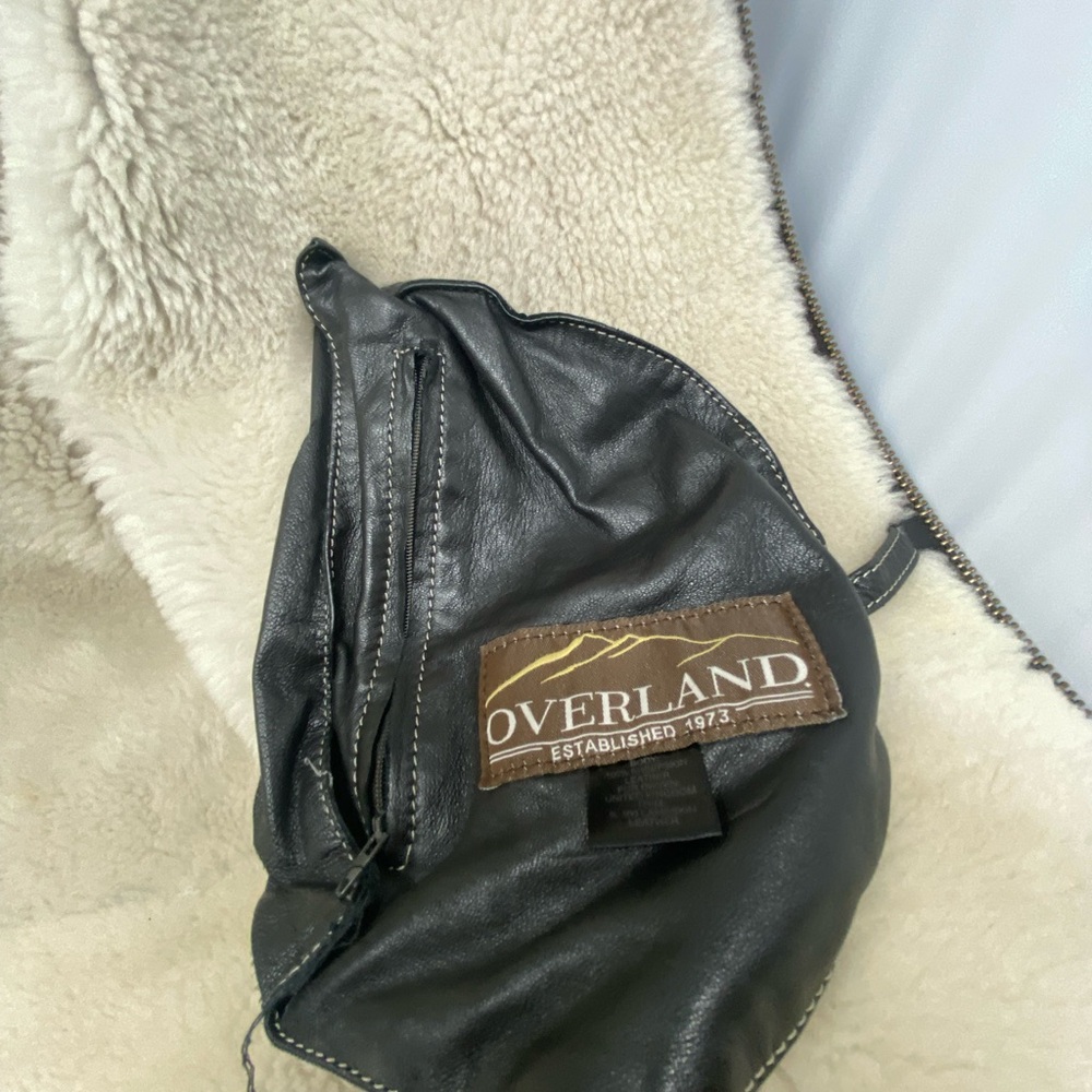 Overland Classic Sheepskin B-3 Bomber Jacket - Picture 3 of 8